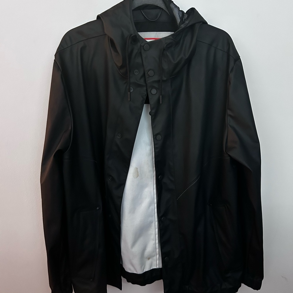 Hunter original vinyl rain coat L